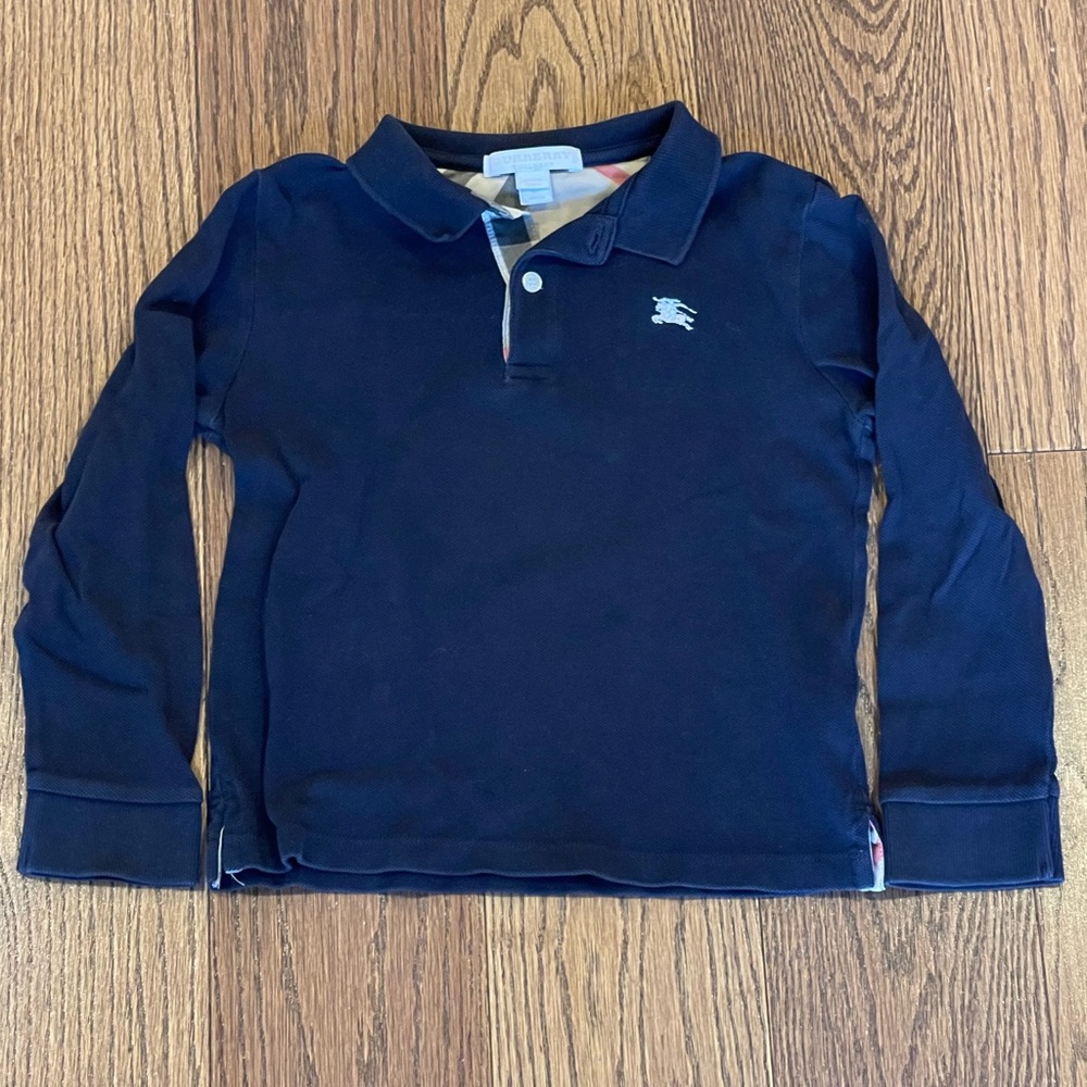 BURBERRY Pique Cotton Polo Shirt